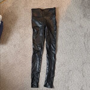 SPANX leather High-Rise Leggings